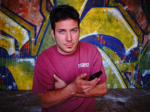 Look into those eyes... love the camera's 28 mm lens for an enviriomental portrait