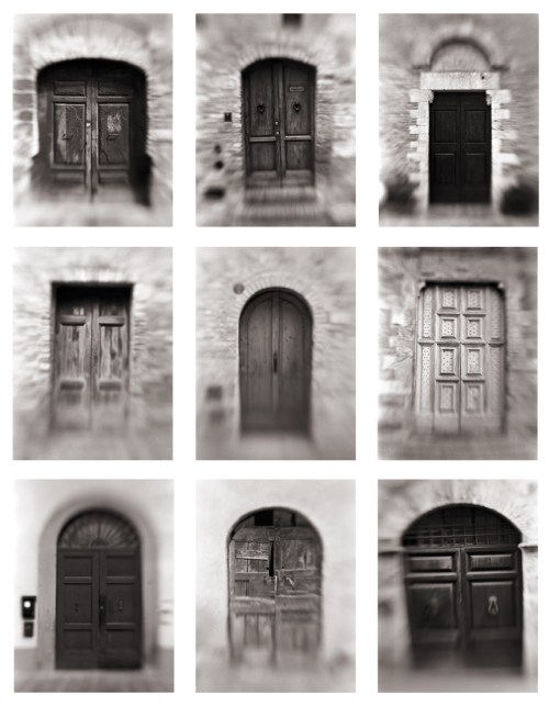 Doors of Tuscany Shot with Lensbaby