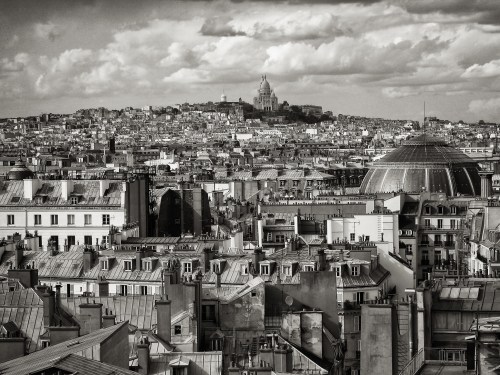 Looking up to Montmarte, Paris. Canon Power Shot A70