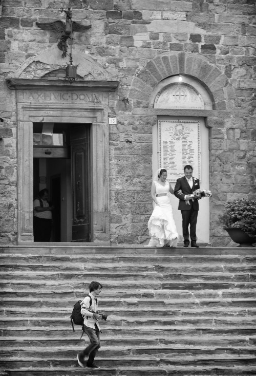 Those steps are special to me, in 2003 that was Barbara and I walking down them freshly married.